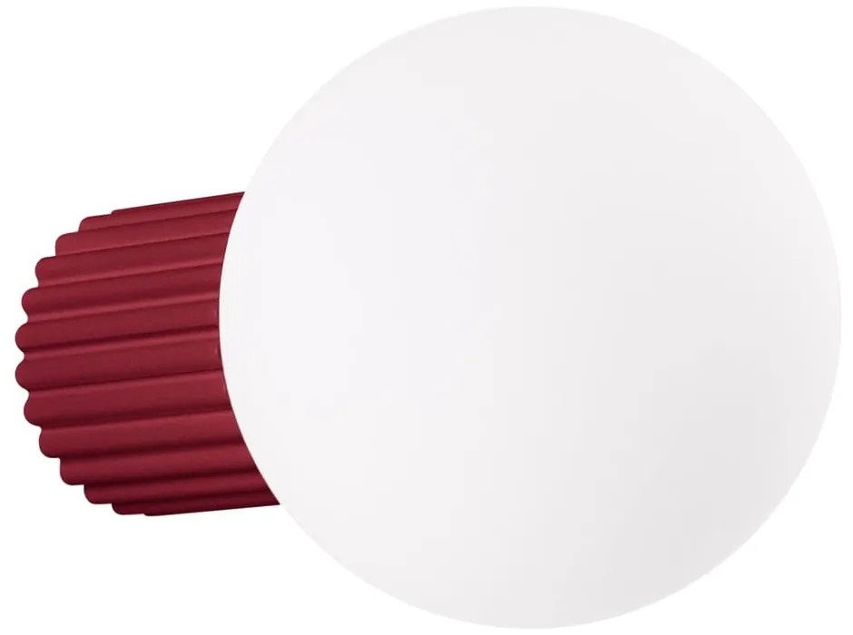 Lampada da parete burgundy Orbital – Sollux