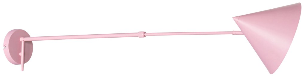 Applique da parete di design rosa regolabile - Triangolo