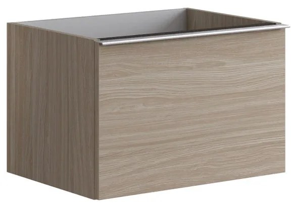 Mobile da bagno sotto lavabo Pixel plain olmo L 60 x H 40 x P 45.5 cm 2 cassetti, lavabo non incluso