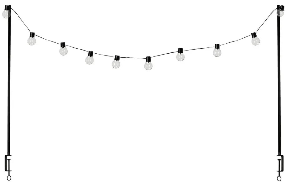 Catena luminosa solare numero di lampadine 10 pezzi lunghezza 220 cm - Esschert Design