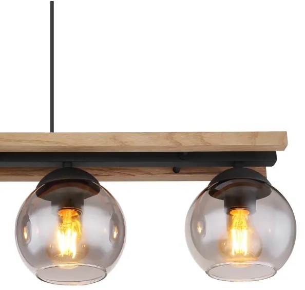 Globo 15569-4HW - Lampadario a sospensione con filo CONNI 4xE27/25W/230V