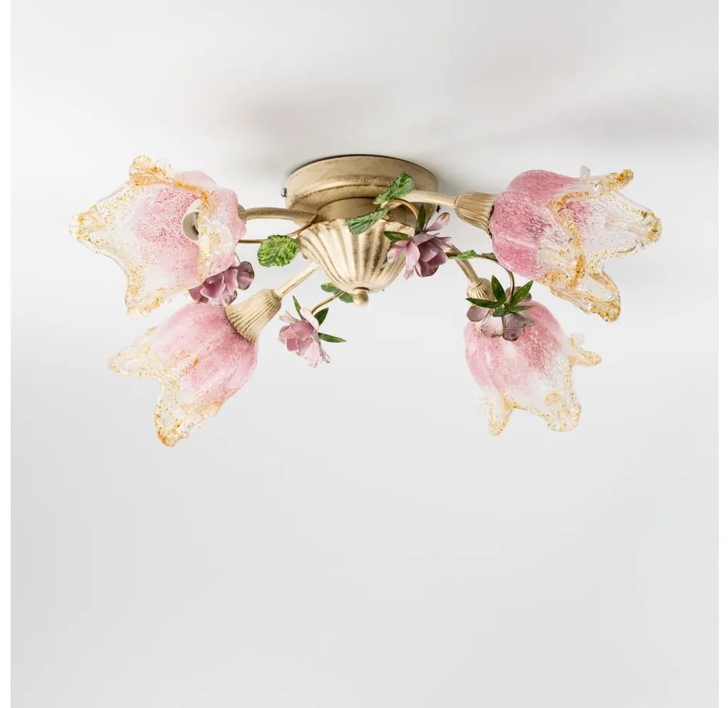 Lampadario a plafone FIORINTINO 4xE14/40W/230V