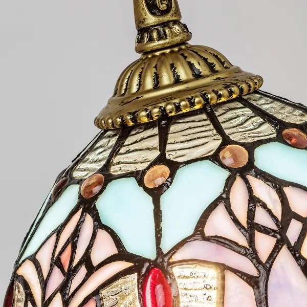 Brilagi - Lampada da parete Tiffany in vetro colorato LORAS 1xE27/40W/230V