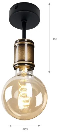 Brilagi - Plafoniera OMBORO 1xE27/60W/230V