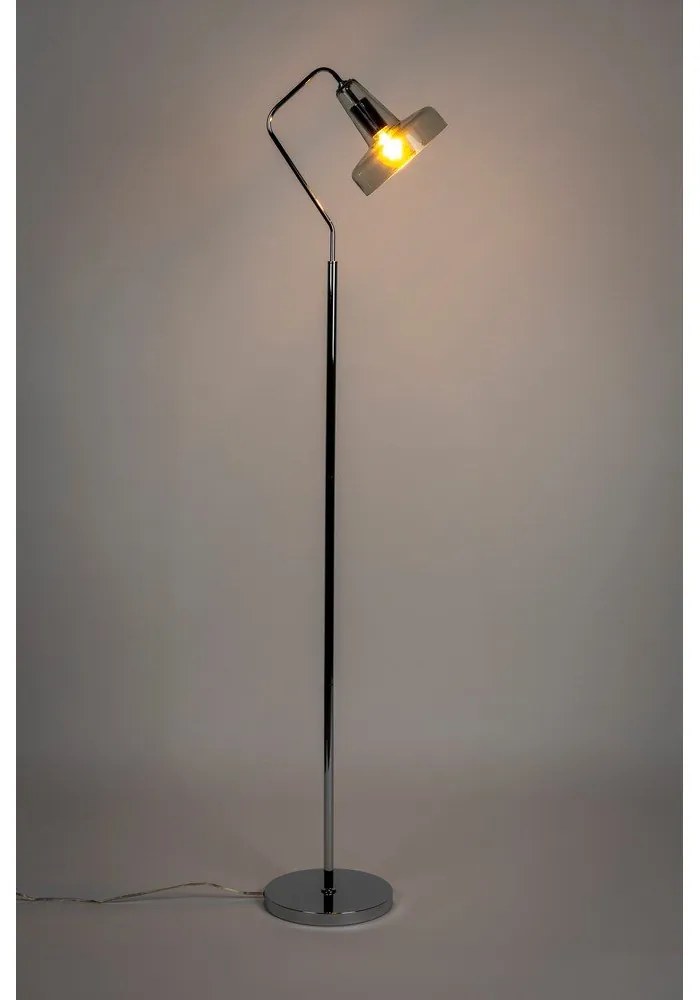 Lampada da terra di colore verde-argento Anshin - White Label