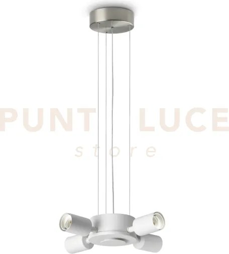 Sospensione per set up 4 luce attacco e27 nickel