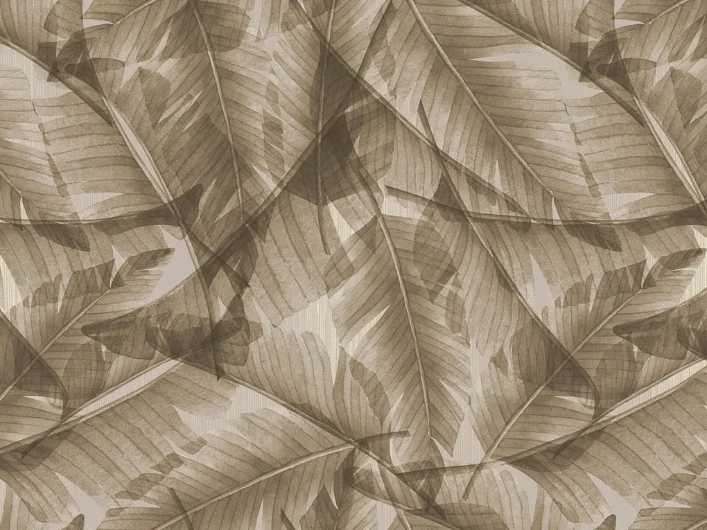 Fotomurale Foglia, beige