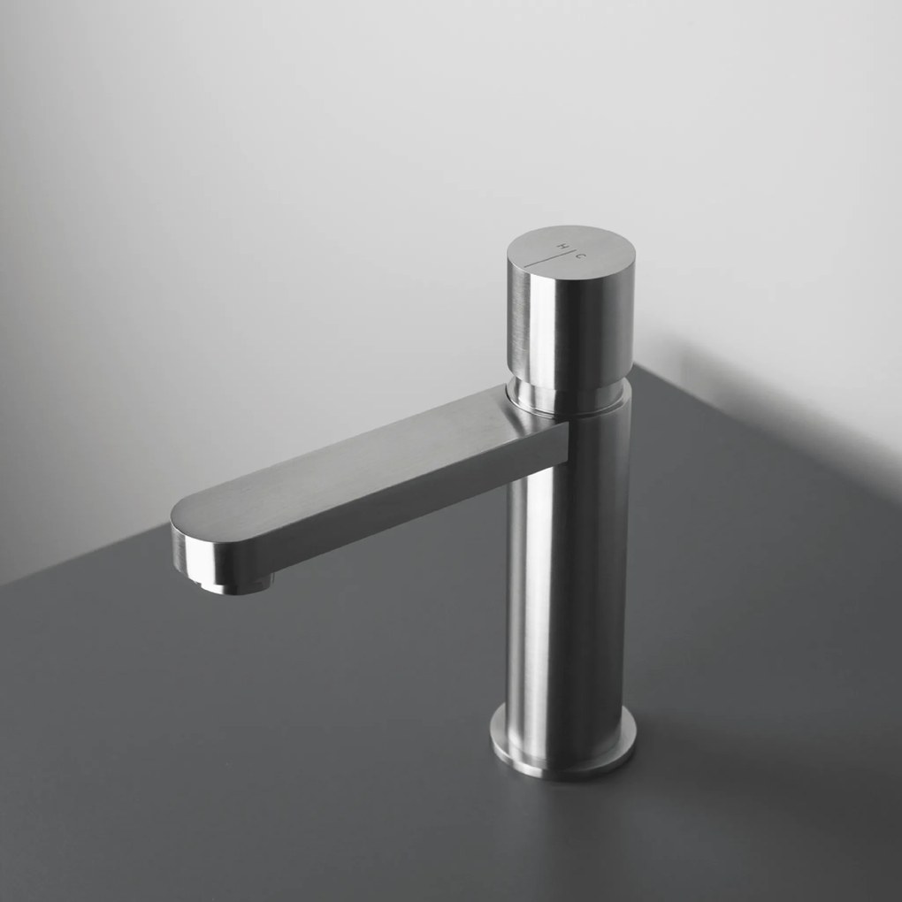 Miscelatore Lavabo Senza Scarico SuperInox "Axis" Inox Spazzolato