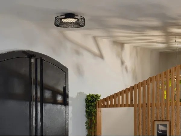 Osram - Plafoniera DECOR MESH LED, 18,5 W / 230 V, Ø 30 cm, nera