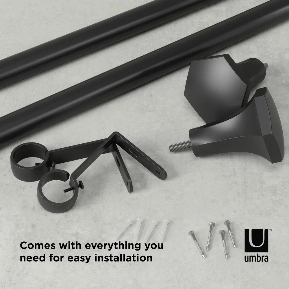 Mantovana estensibile in acciaio 92 - 183 cm Sita - Umbra