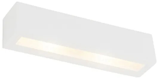 Applique da parete moderna bianca a 2 luci - Tjada Novo