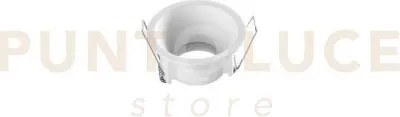 Faretto da incasso obon tondo bianco in alluminio ip65 66x35mm 1 lu...