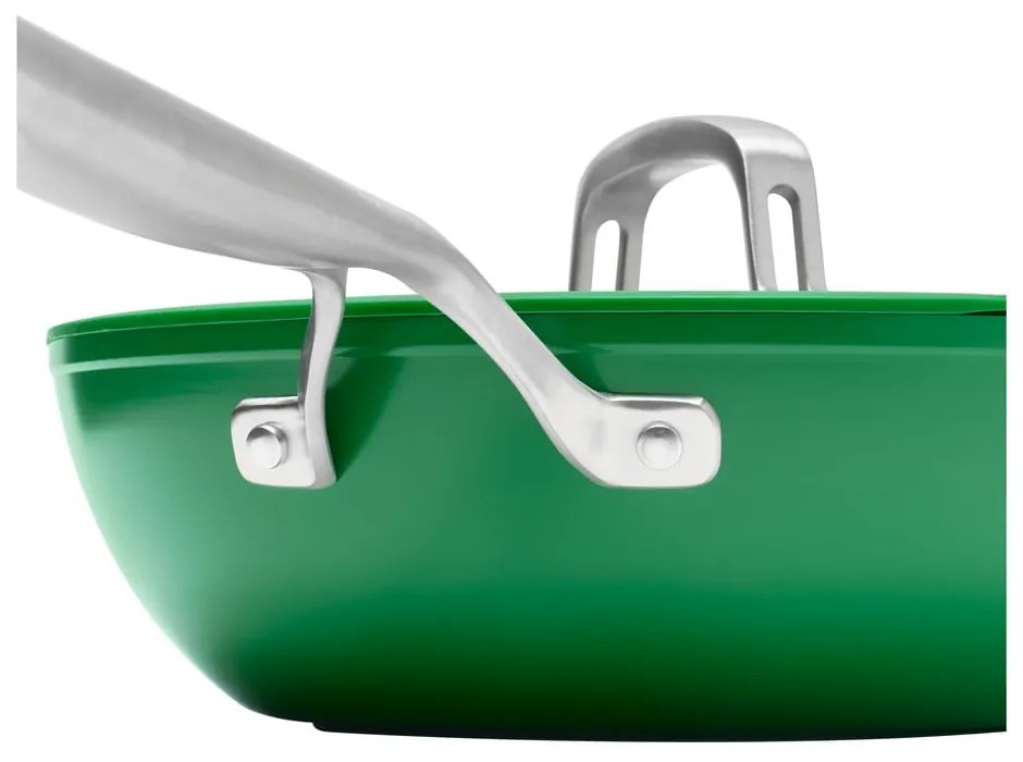 Padella wok con coperchio/con superficie in ceramica ø 28 cm Meda 3.0 – FABINI