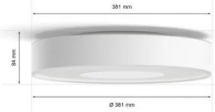 Philips -LED RGB Lampada da bagno dimmerabile Hue LED/33,5W/230V IP44 d. 381