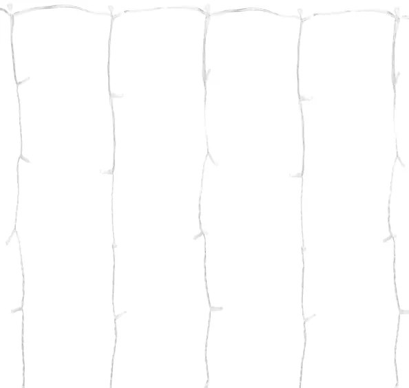 Aigostar - Catena natalizia LED da esterno 300xLED/6W/230V/8 funzioni 3x1m IP44 bianco freddo+telecomando