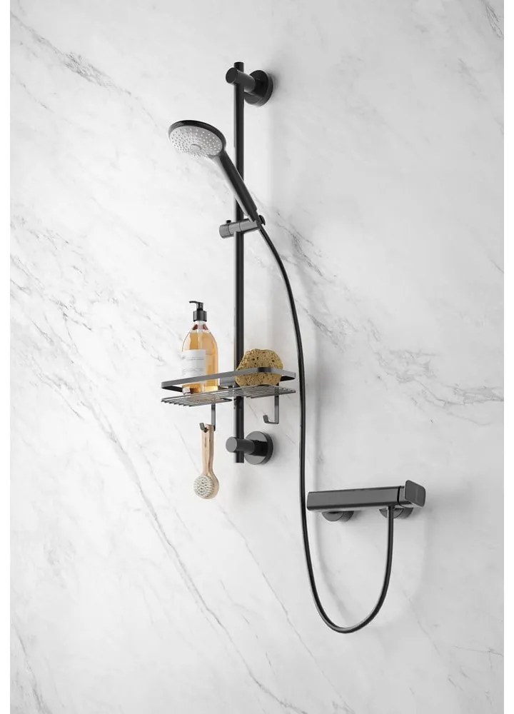 Scaffale da bagno nero Origin - Metaltex