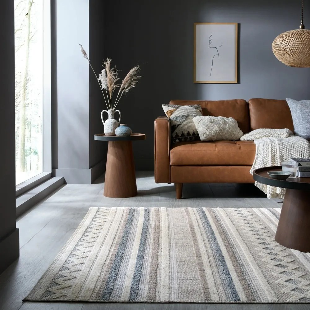 Tappeto greige lavabile 78x150 cm Everette – Flair Rugs