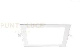 Womb square  faretto quadrato da incasso led bianco 3000k 18w 1470l...