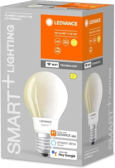 Lampadina LED dimmerabile SMART+ FILAMENT E27/11W/230V 2700K Wi-Fi - Ledvance