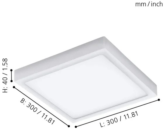 Eglo 98172 - Lampada LED dimmerabile da esterno ARGOLIS-C LED/22W/230V Bluetooth IP44