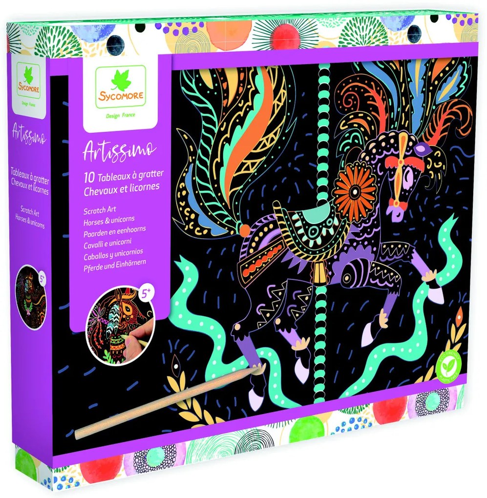 Artissimo – Carte da grattare – Cavalli e unicorni