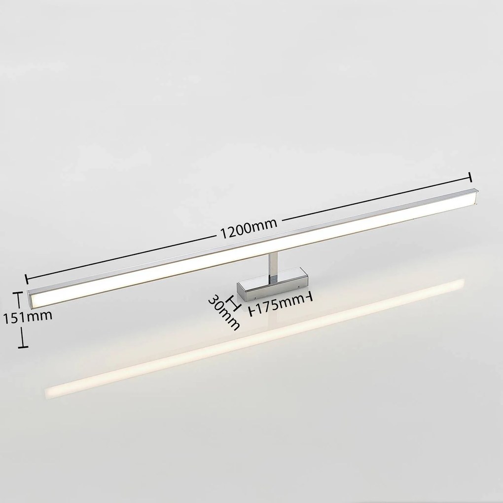 Lindby Jukka lampada LED da bagno/specchio 120 cm