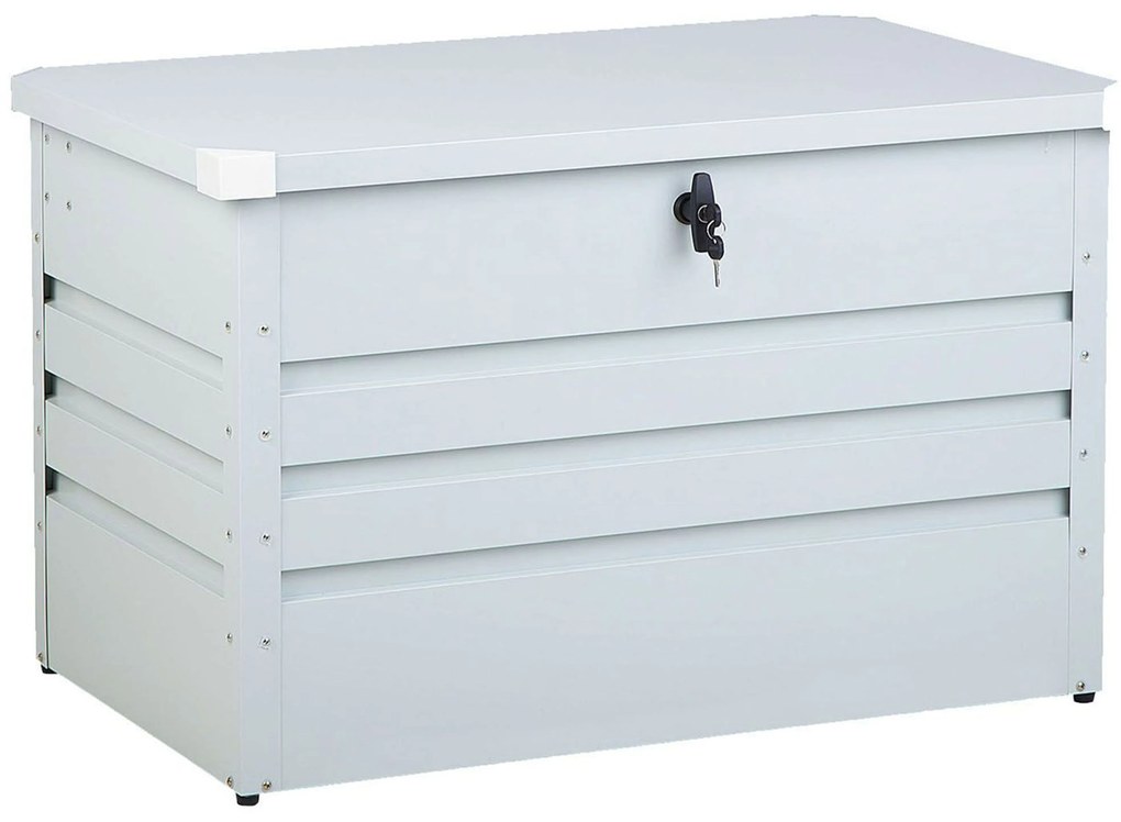 Cesta da giardino in acciaio grigio chiaro 100 cm CEBROSA Beliani