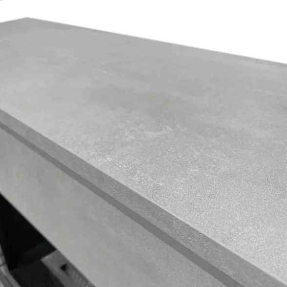 Camino a bioetanolo da terra BELLINI Effetto Cemento Made in Italy L96 x P35 x H96