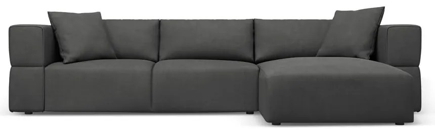 Divano angolare grigio scuro, angolo destro Esther - Milo Casa