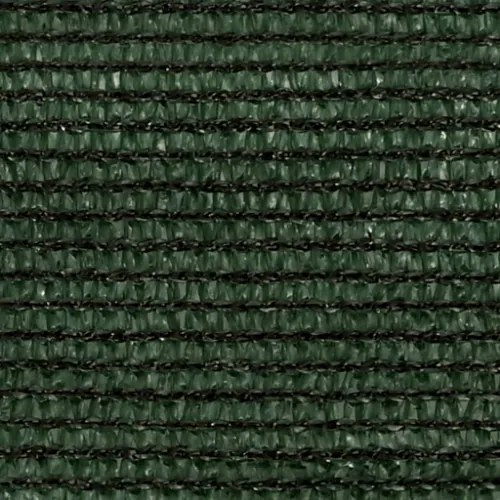 Vela Parasole 160 g/m² Verde Scuro 5x5x5 m in HDPE