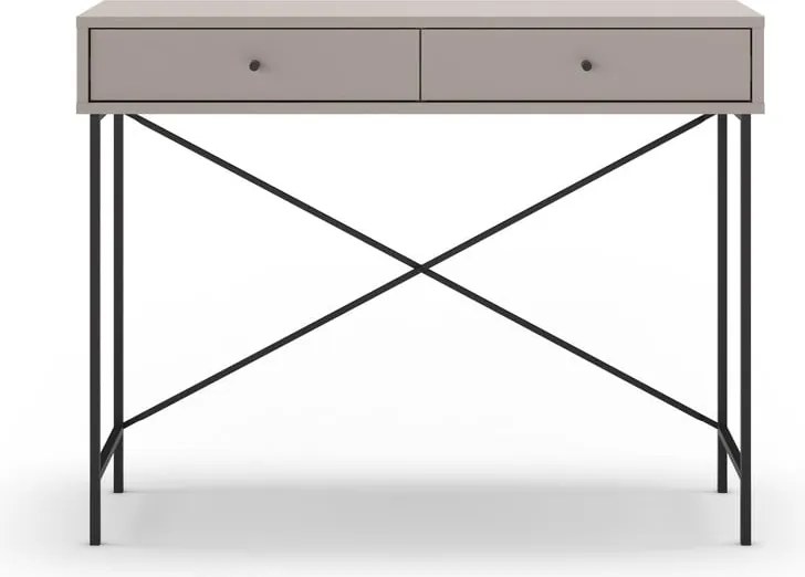 Tavolo consolle grigio/beige 35x110 cm Titan – Marckeric