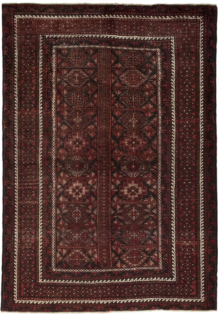 Tappeto persiano 130 x 190 Rosso (Iran) Annodato A Mano