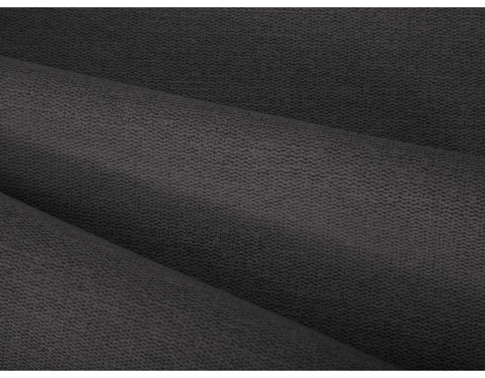 Letto matrimoniale imbottito grigio scuro con contenitore con griglia 160x200 cm Casey - Mazzini Beds