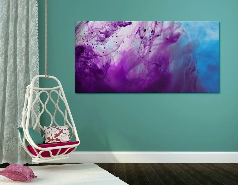 Quadro su tela – Astrazione viola magica
