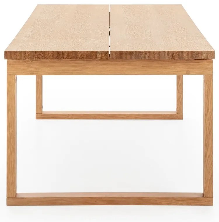 Tavolo da pranzo con piano effetto rovere 100x220 cm Rina – Marckeric