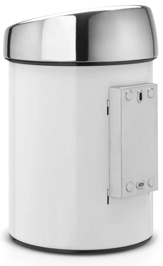 Bidone touch in acciaio bianco 3 l Touch Bin - Brabantia