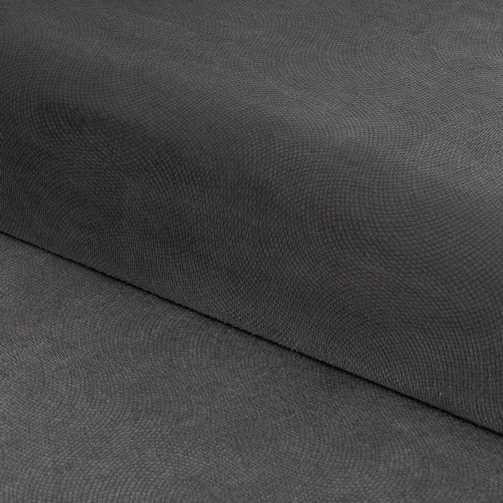 Poggiapiedi in velluto grigio scuro Estela - Casa Selección