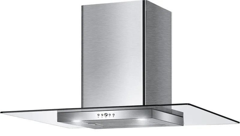 Cappa a parete TGL XA90 FABER argento L 90 cm