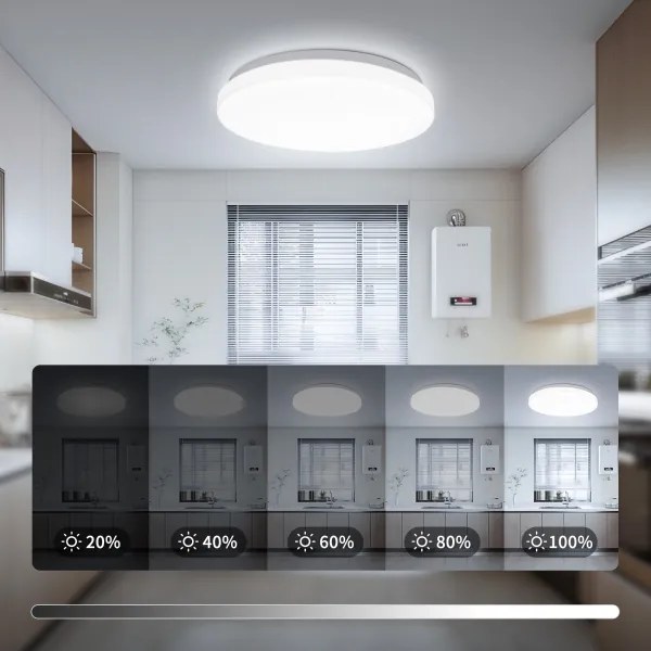 Brilagi - Plafoniera LED MILKY WAY LED/24W/230V 3000/4000/6500K Ø 38 cm