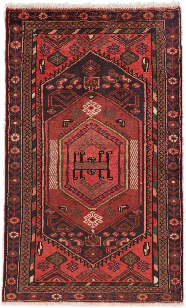 Hamedan Tappeto persiano 90x160 (Iran) Annodato A Mano