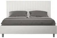 Letto Matrimoniale 160x200 cm con Rete e Contenitore Sunny Bianco