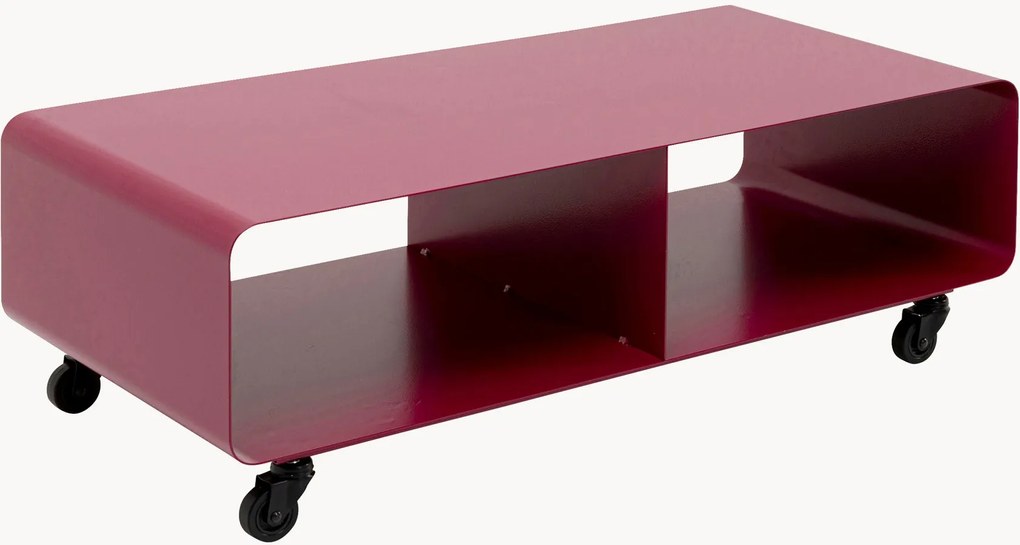 Credenza bassa in metallo con ruote Lounge M