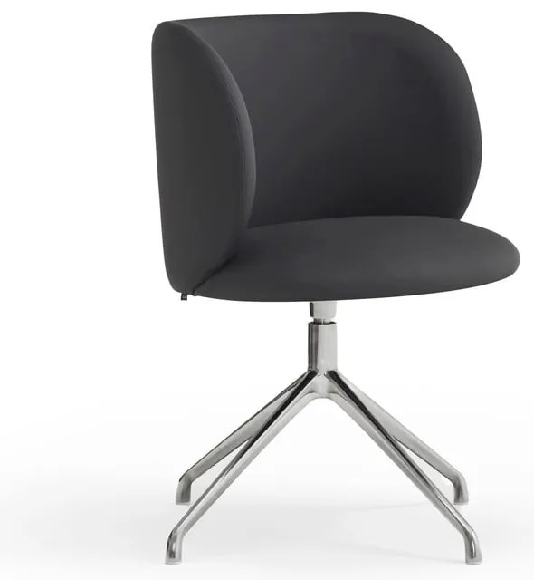 Sedia da pranzo nera in imbottito Mogi – Teulat