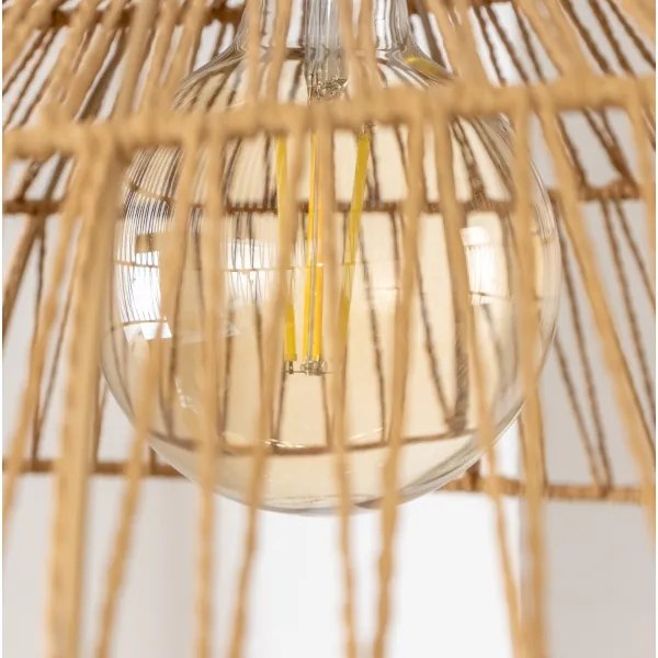 Brilagi - Lampadario LED sospeso con cavo CERIA BOHO 1xE27/40W/230V Ø 70 cm marrone