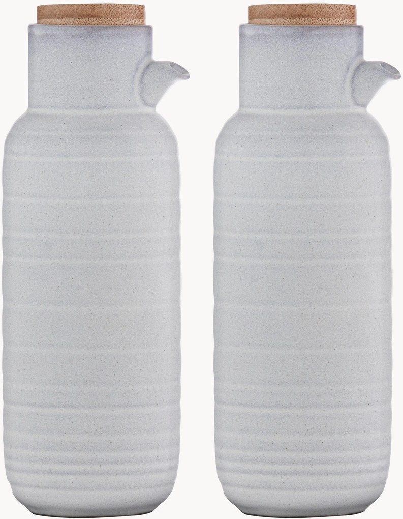 Set di 2 bottiglie aceto e olio Croft