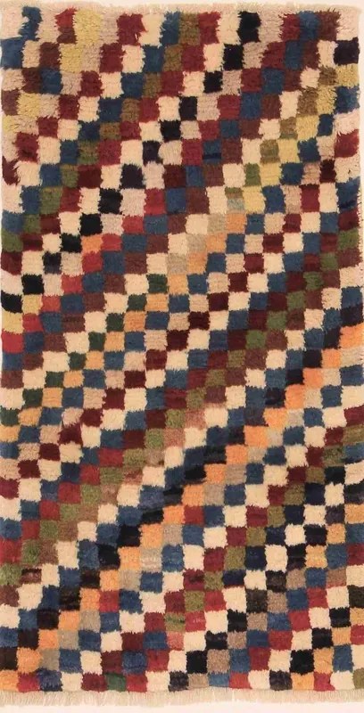 Shiraz Tappeto 130 x 70 (Iran) Annodato A Mano
