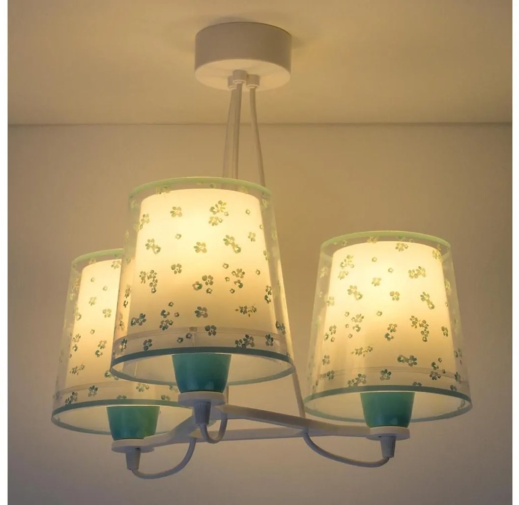Dalber 81177H - Lampadario per bambini DREAM FLOWERS 3xE27/60W/230V