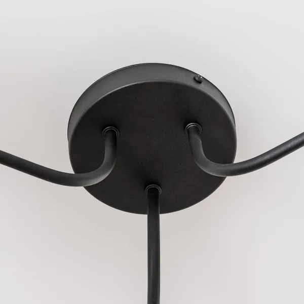 Plafoniera ALBA 3xE27/15W/230V grigio