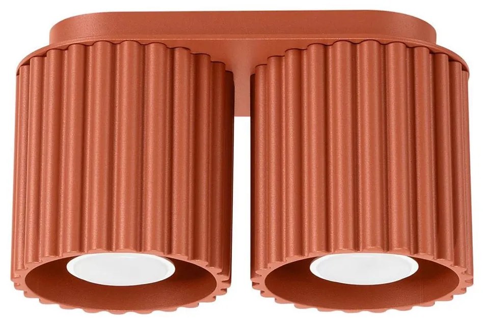 Sollux SL.1800 - Faretto AURA 2xGU10/10W/230V arancione