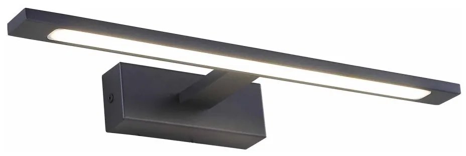 Zuma Line W89443-12W-BK - Illuminazione a LED per specchi ALTER LED/12W/230V IP44 nero